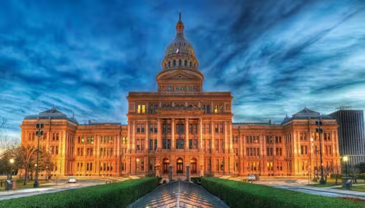 Texas State Capitol, a short walk away